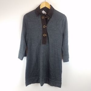 Soft Surroundings Gray Wool Blend Tunic M